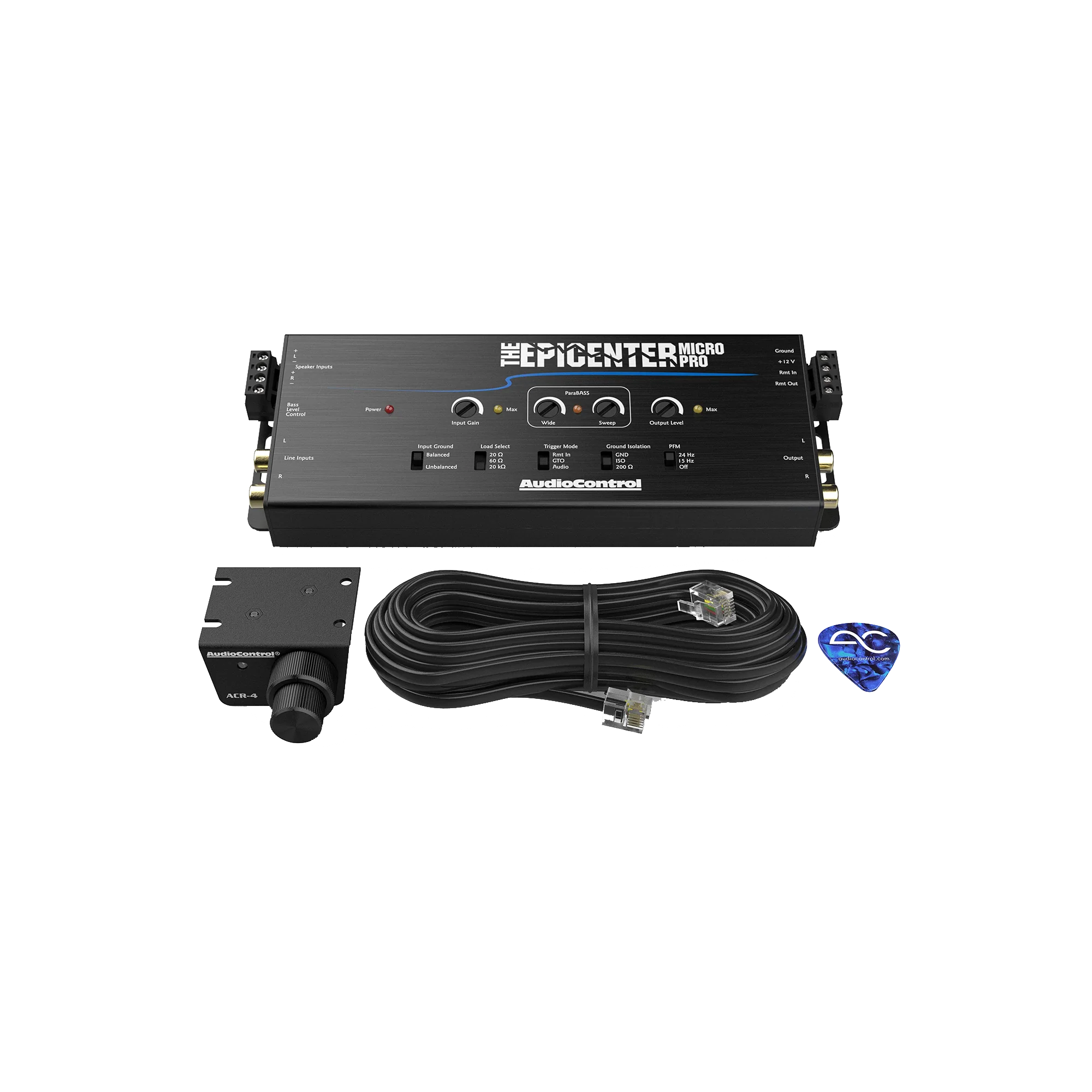 The EPICENTER Micro PRO Bass Restoration Processor & Line Output Converter