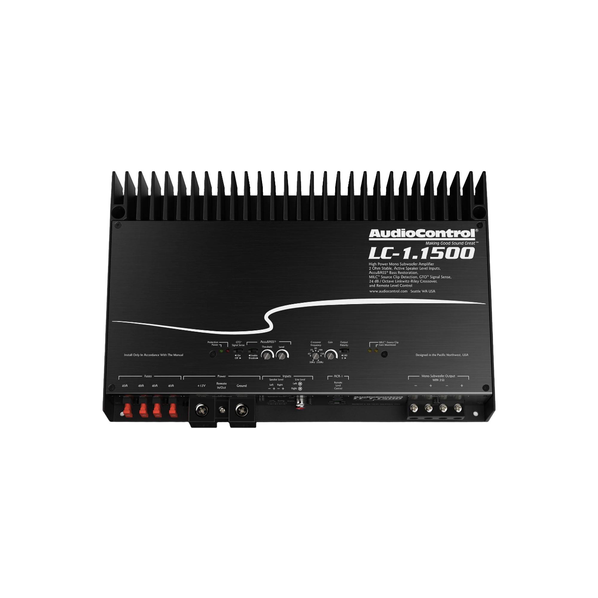 LC-1.1500 High-Power Monoblock Amplifier w/AccuBASS