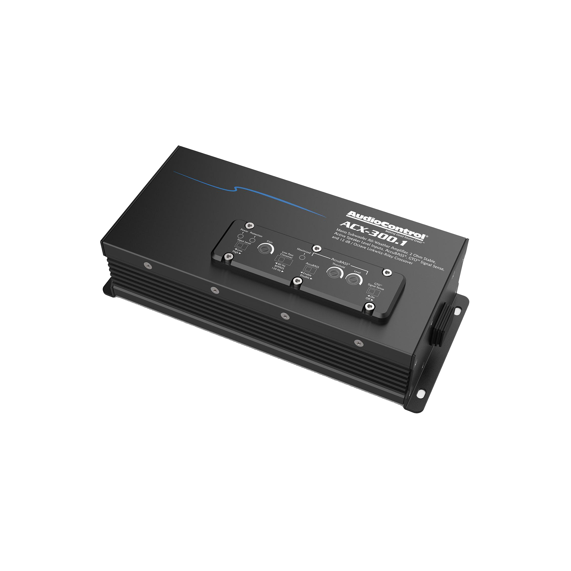 ACX-300.1 All-Weather Monoblock Subwoofer Amplifier, 300W RMS ACX-300.1 All-Weather Monoblock Subwoofer Amplifier, 300W RMS