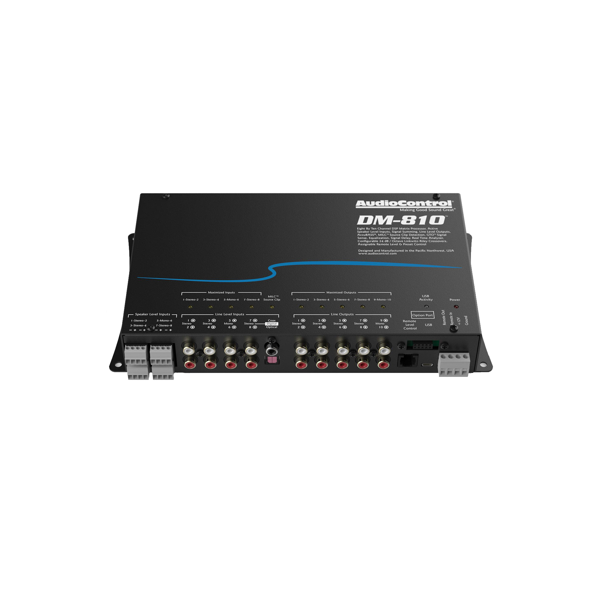 DM-810 8x10 Channel DSP Matrix Processor