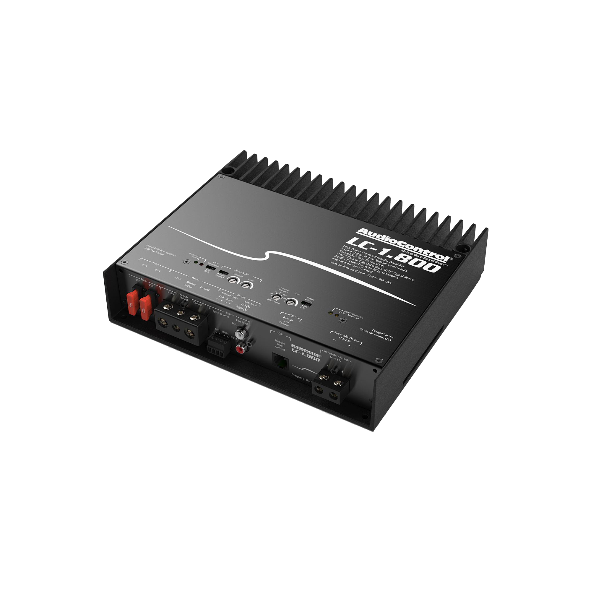 LC-1.800 High-Power Monoblock Amplifier w/AccuBASS