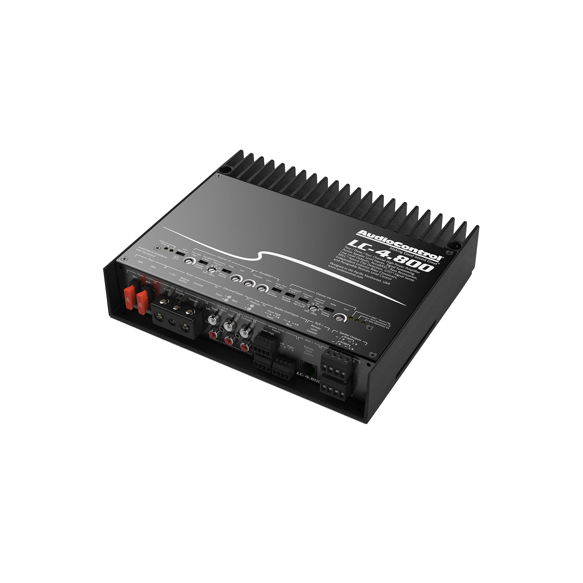 LC-4.800 High-Power 4-Channel Amplifier w/AccuBASS