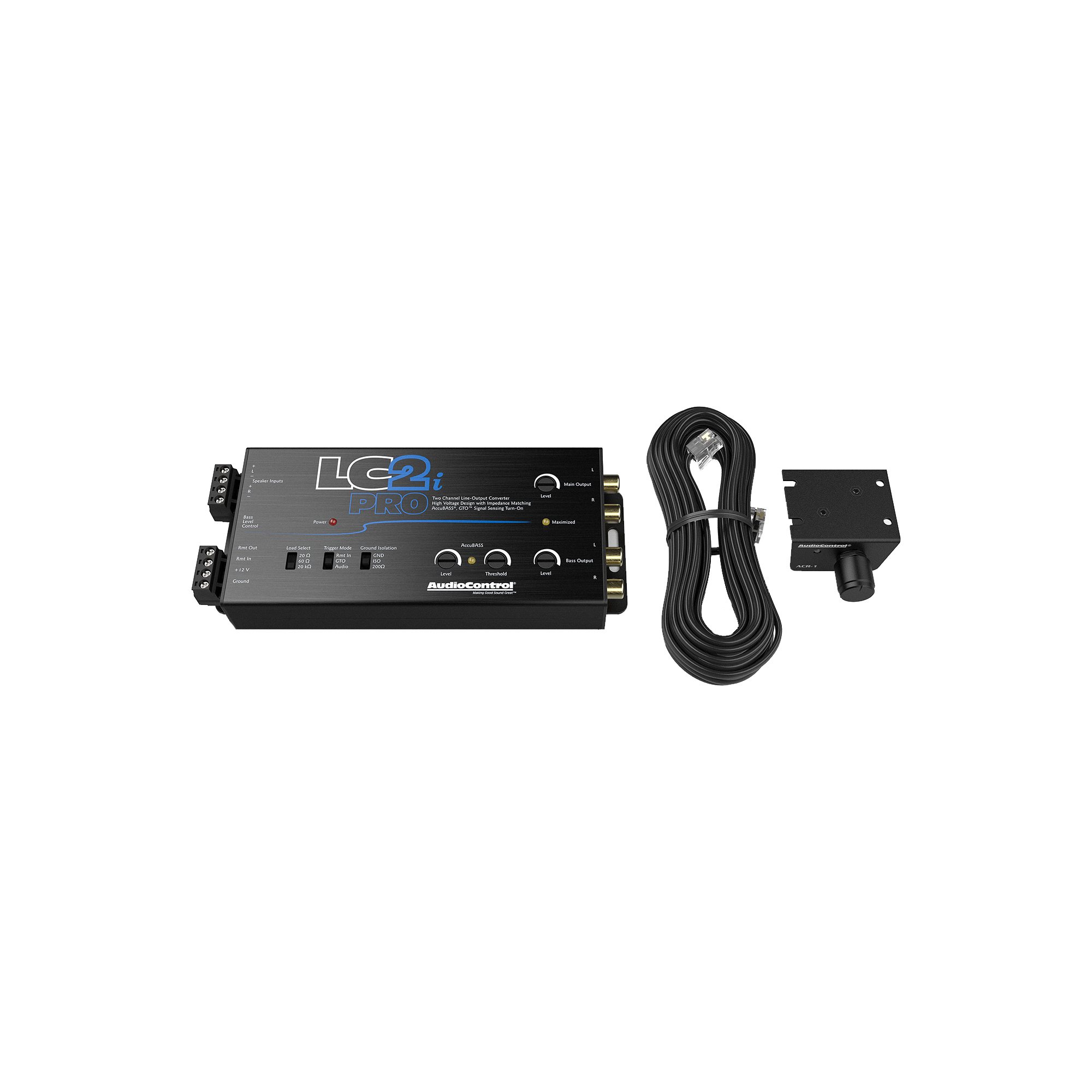LC2i PRO 2-Channel Line Output Converter w/AccuBASS