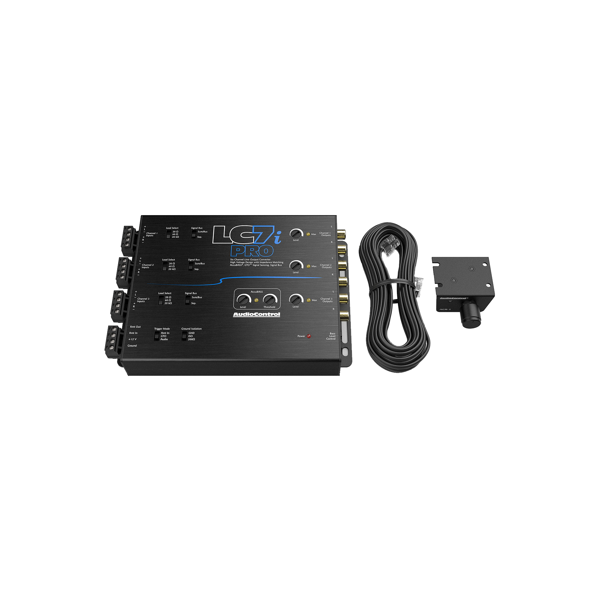 LC7iPRO 6-Channel Line Output Converter w/AccuBASS & ACR-1 Remote LC7iPRO 6-Channel Line Output Converter w/AccuBASS & ACR-1 Remote