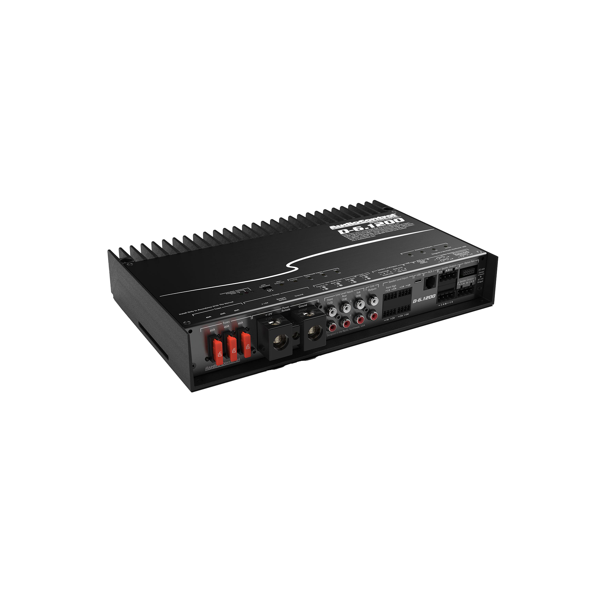 D-6.1200 High-Power 6-Channel DSP Matrix Amplifier w/AccuBASS