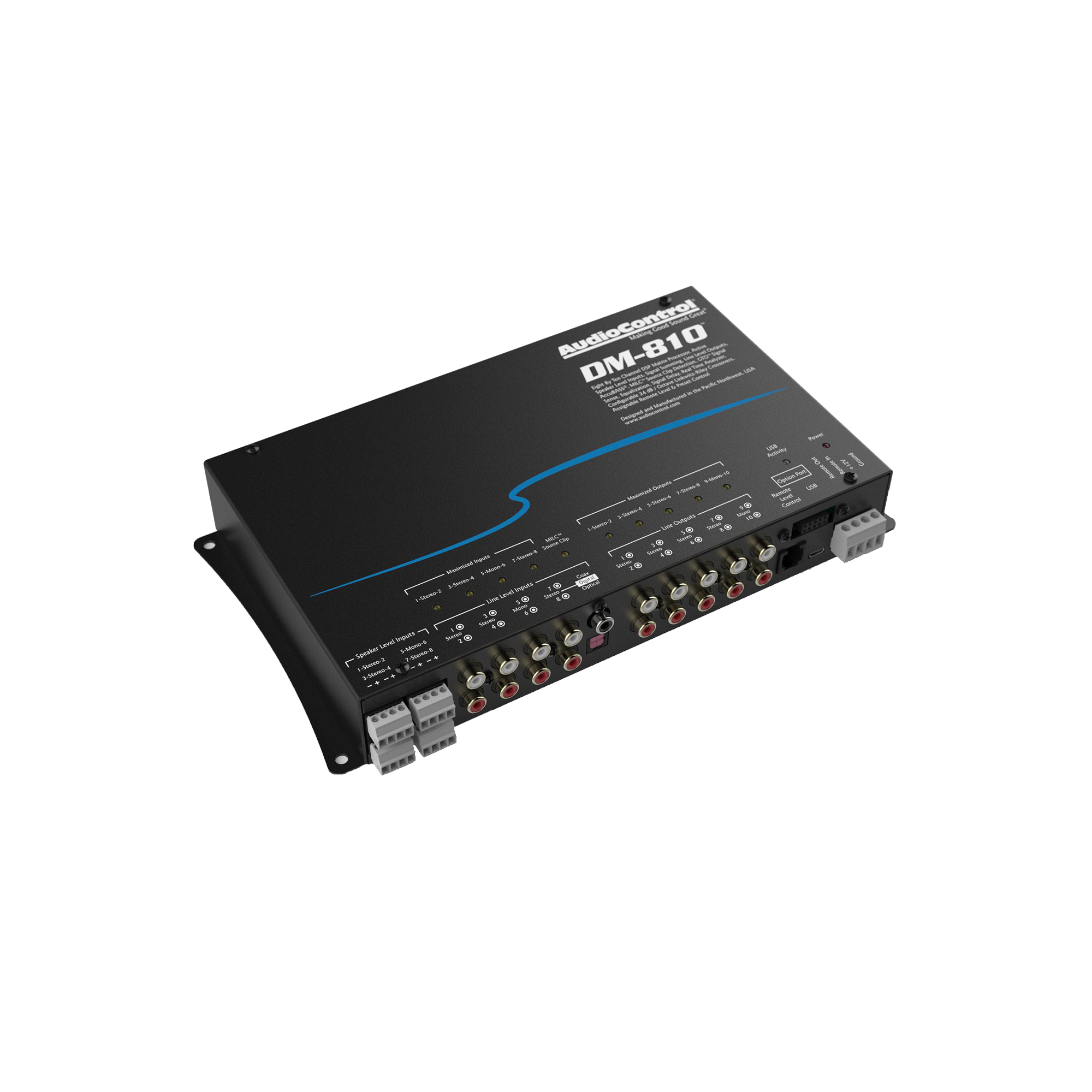 DM-810 8x10 Channel DSP Matrix Processor — AudioControl DM-810 8x10 Channel DSP Matrix Processor — AudioControl