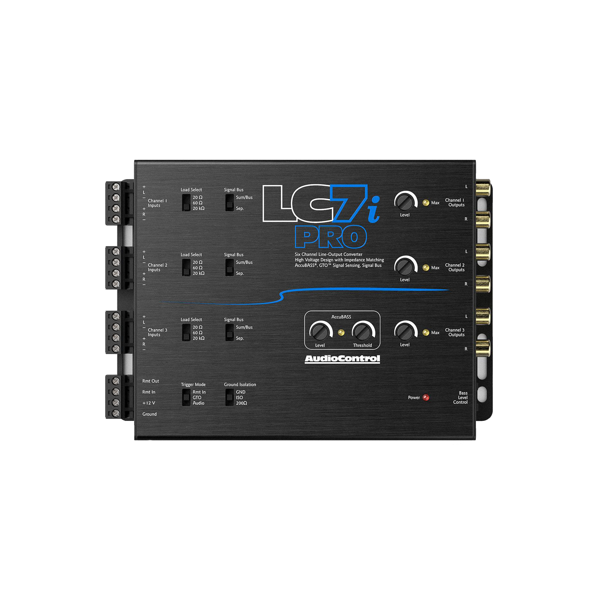 LC7iPRO 6-Channel Line Output Converter w/AccuBASS