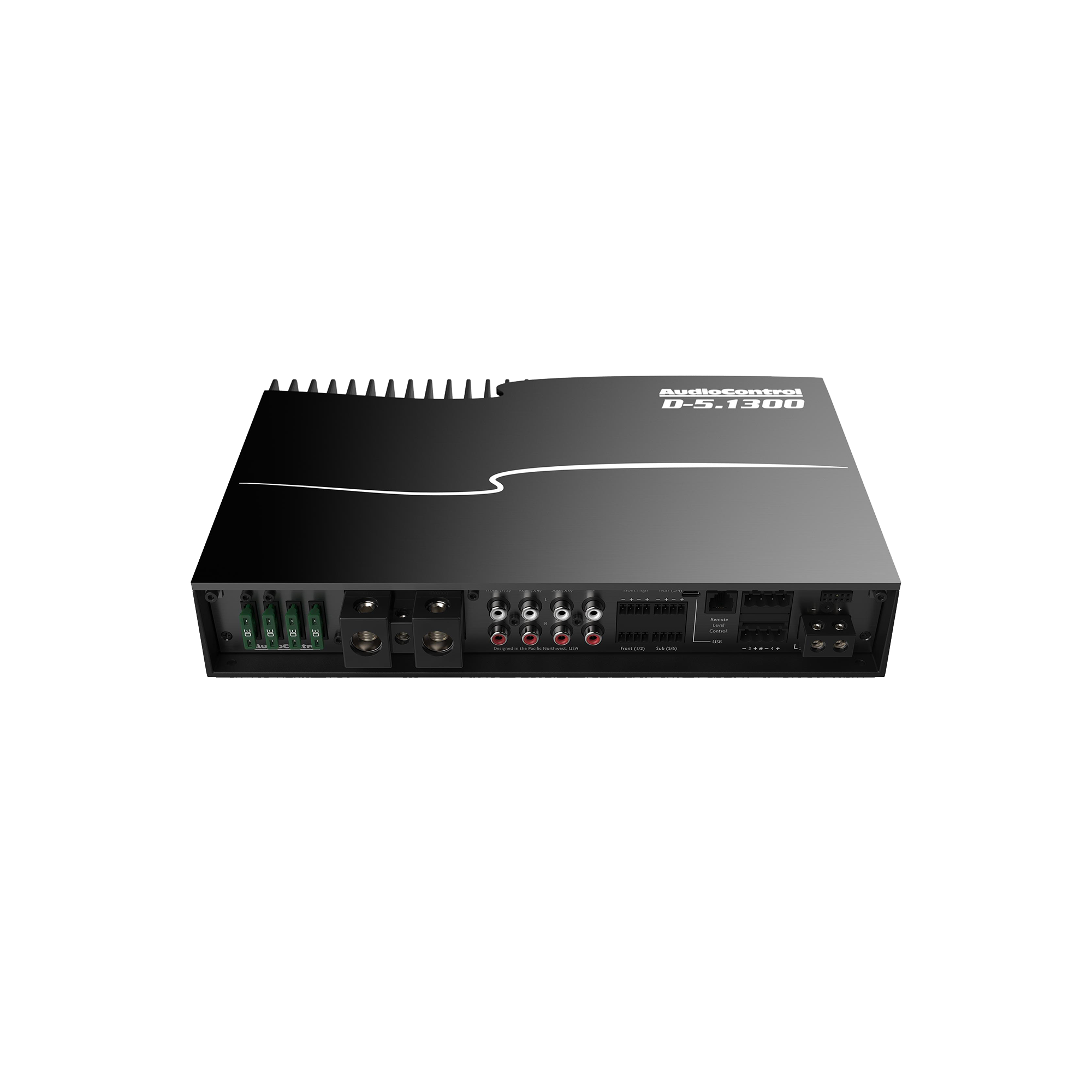 D-5.1300 High-Power 5-Channel DSP Matrix Amplifier w/AccuBass