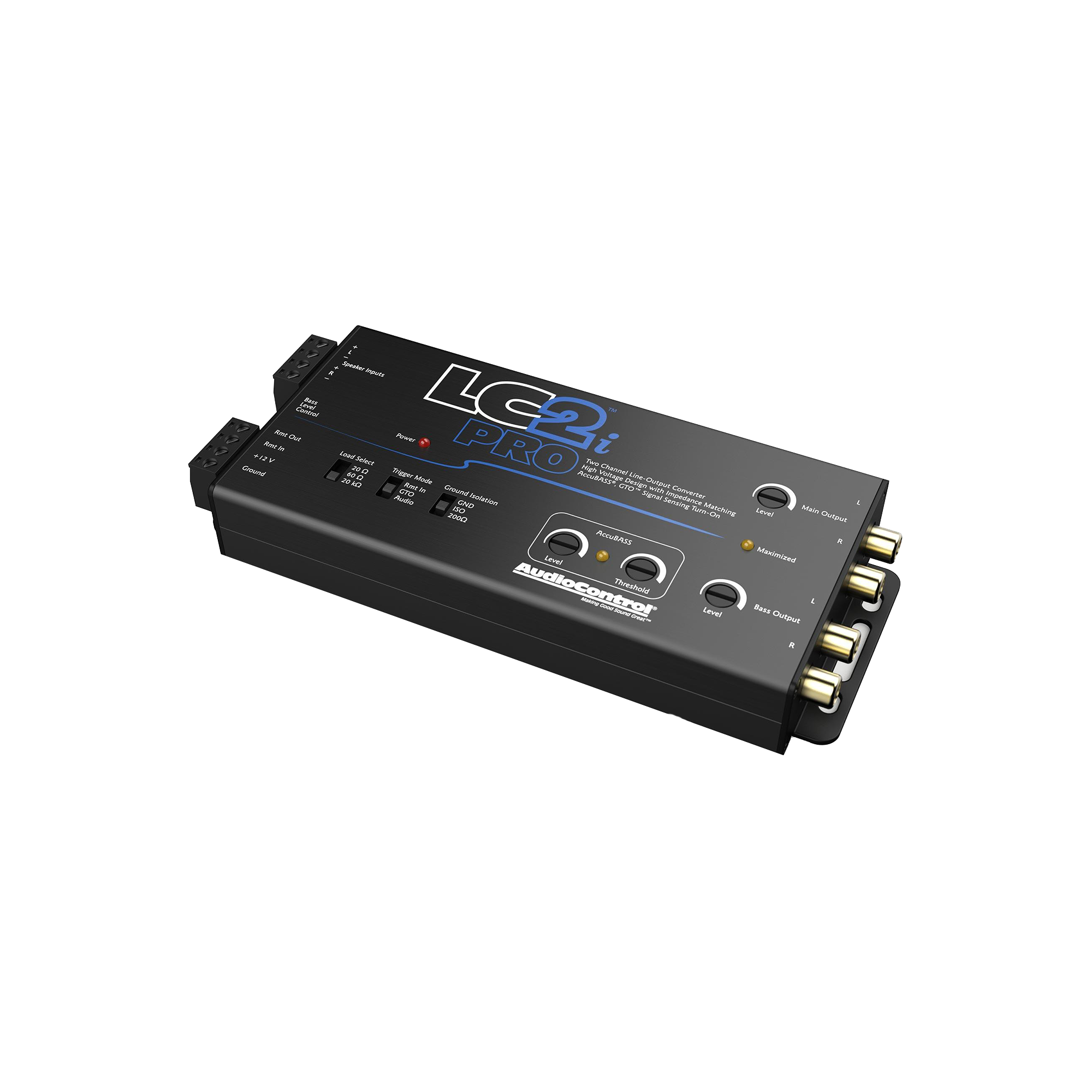 LC2i PRO 2-Channel Line Output Converter w/AccuBASS
