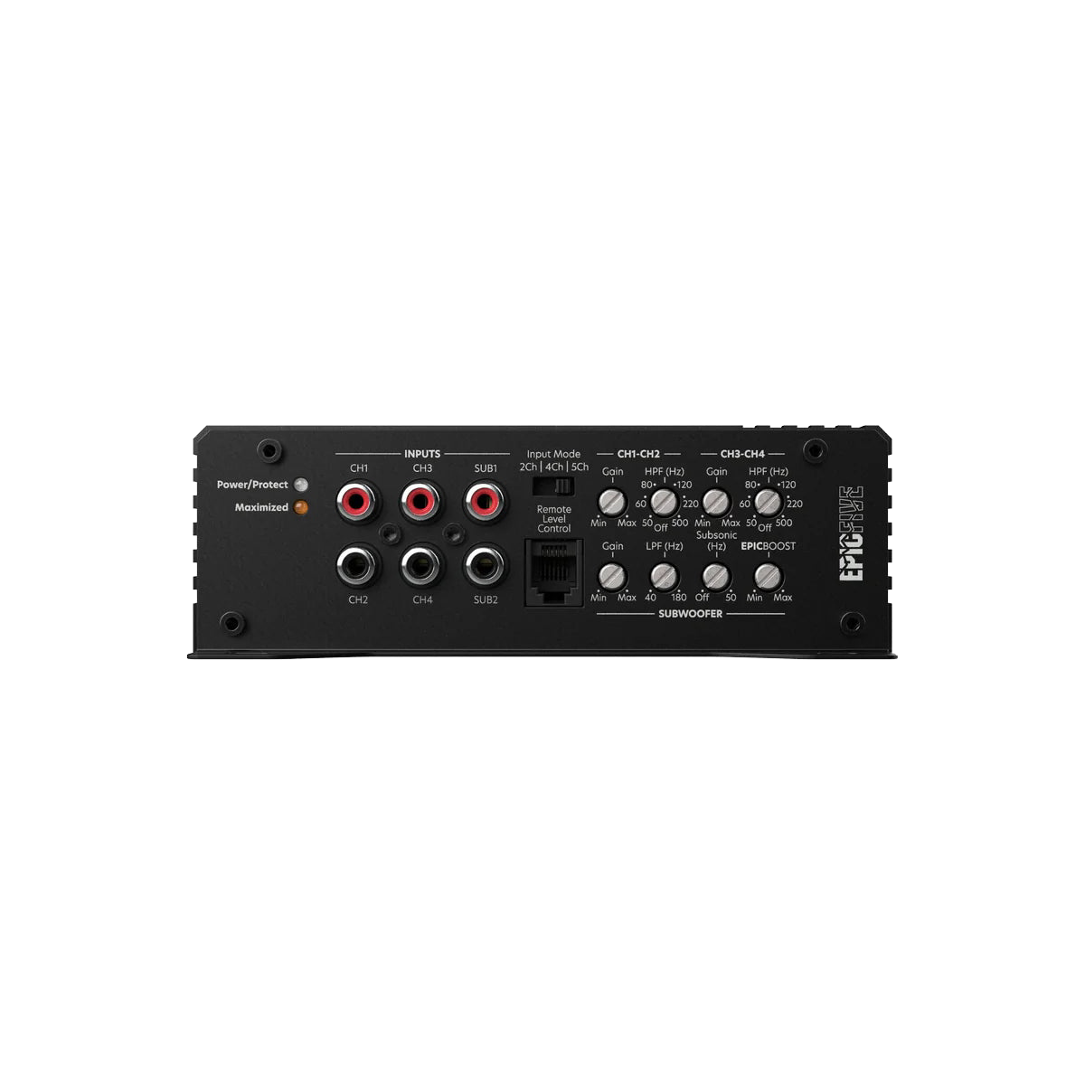 EPICFIVE 5-Channel Amplifier, 1100W RMS
