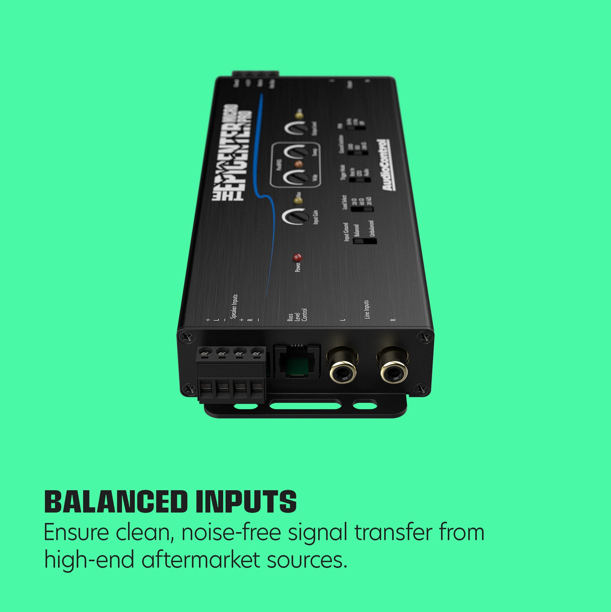 The EPICENTER Micro PRO Bass Restoration Processor & Line Output Converter