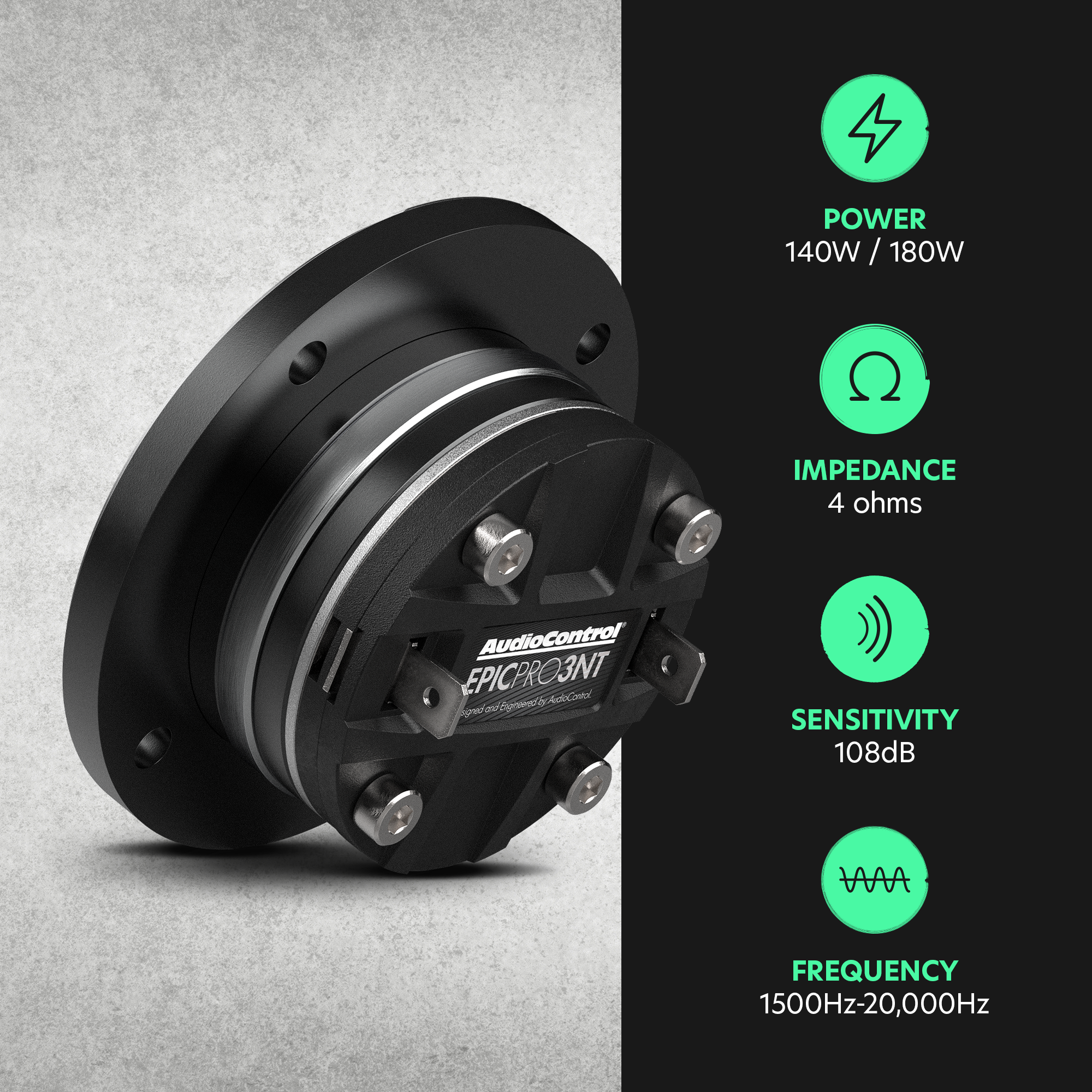 EPICPRO3NT 3" Neodymium Tweeters, 140W RMS, 4 Ohms (Pair)