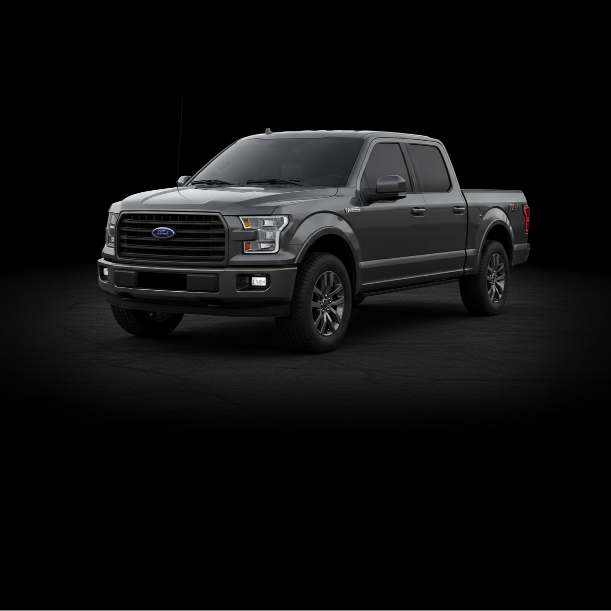 Ford F-150 (2015-23) / F-250/350 Super Duty (2017+) Under Seat Dual 10" Sealed Loaded Subwoofer Enclosure Package