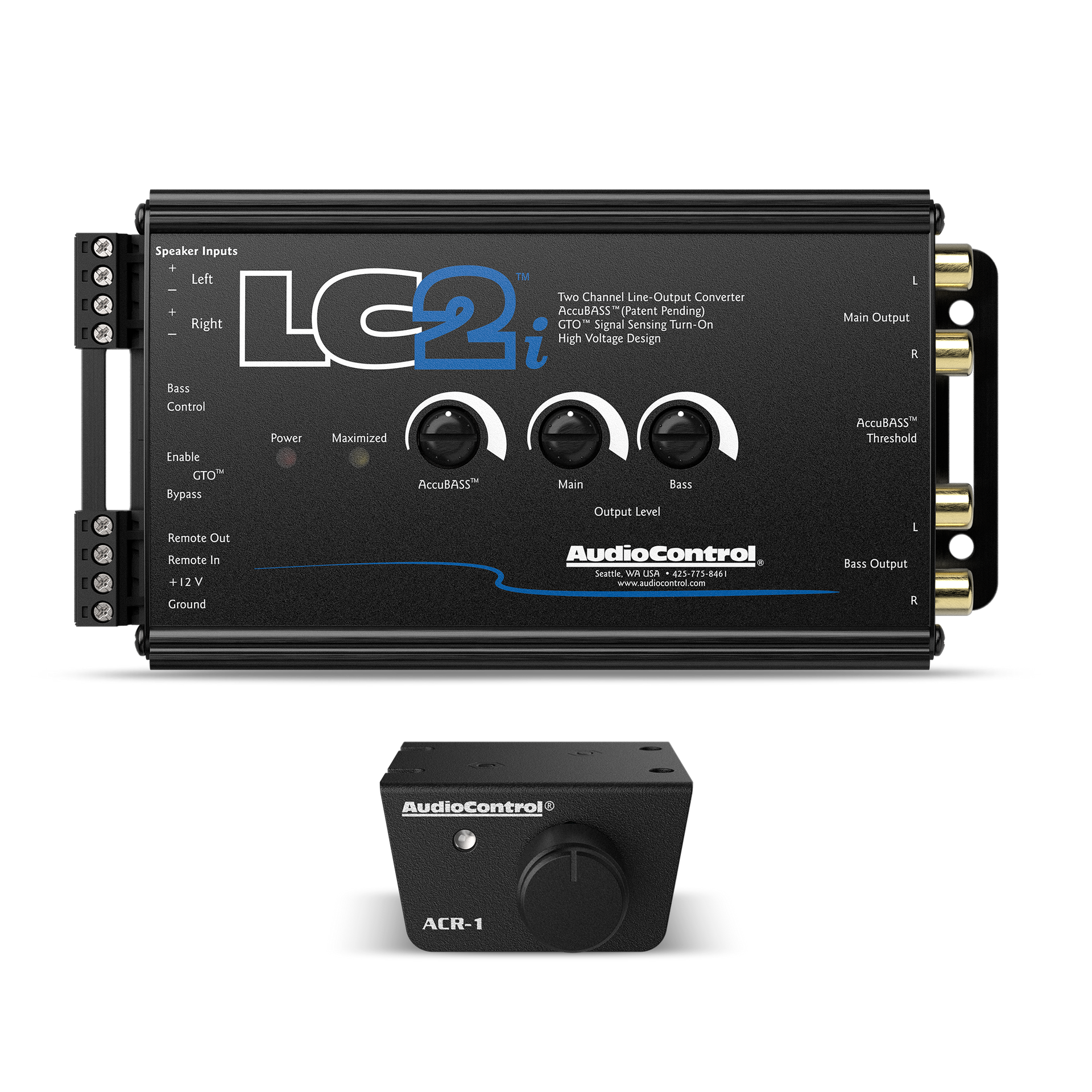 AudioControl LC2i アクティブサブウーファー用ライン出力変換器 LC2iRC_Hero.png?v=1777406218&
