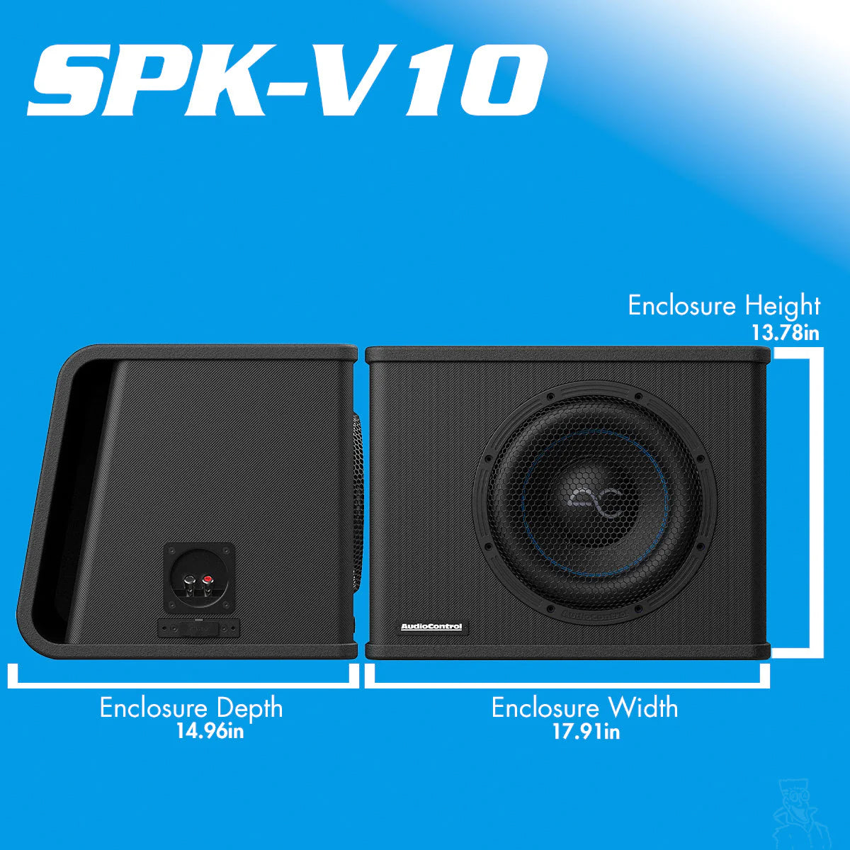 Spike Series Vented Subwoofer Enclosure, 350W/500W RMS | 8" 10" 12"