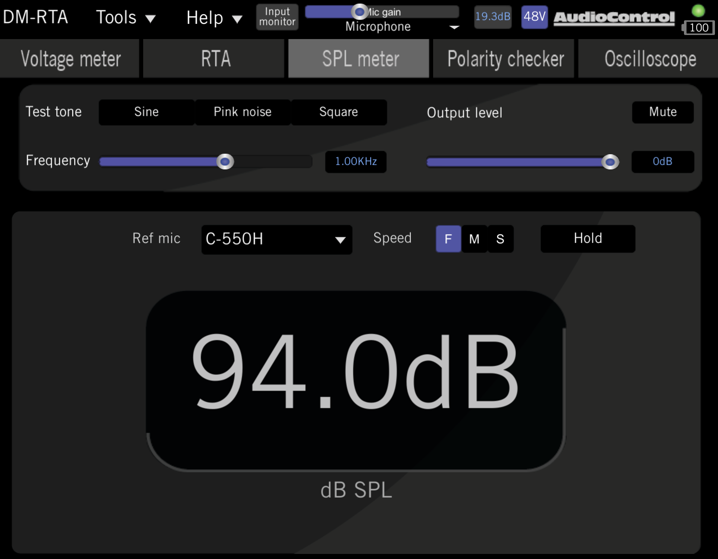 DM-RTA Real Time Analyzer Multi-Test Tool
