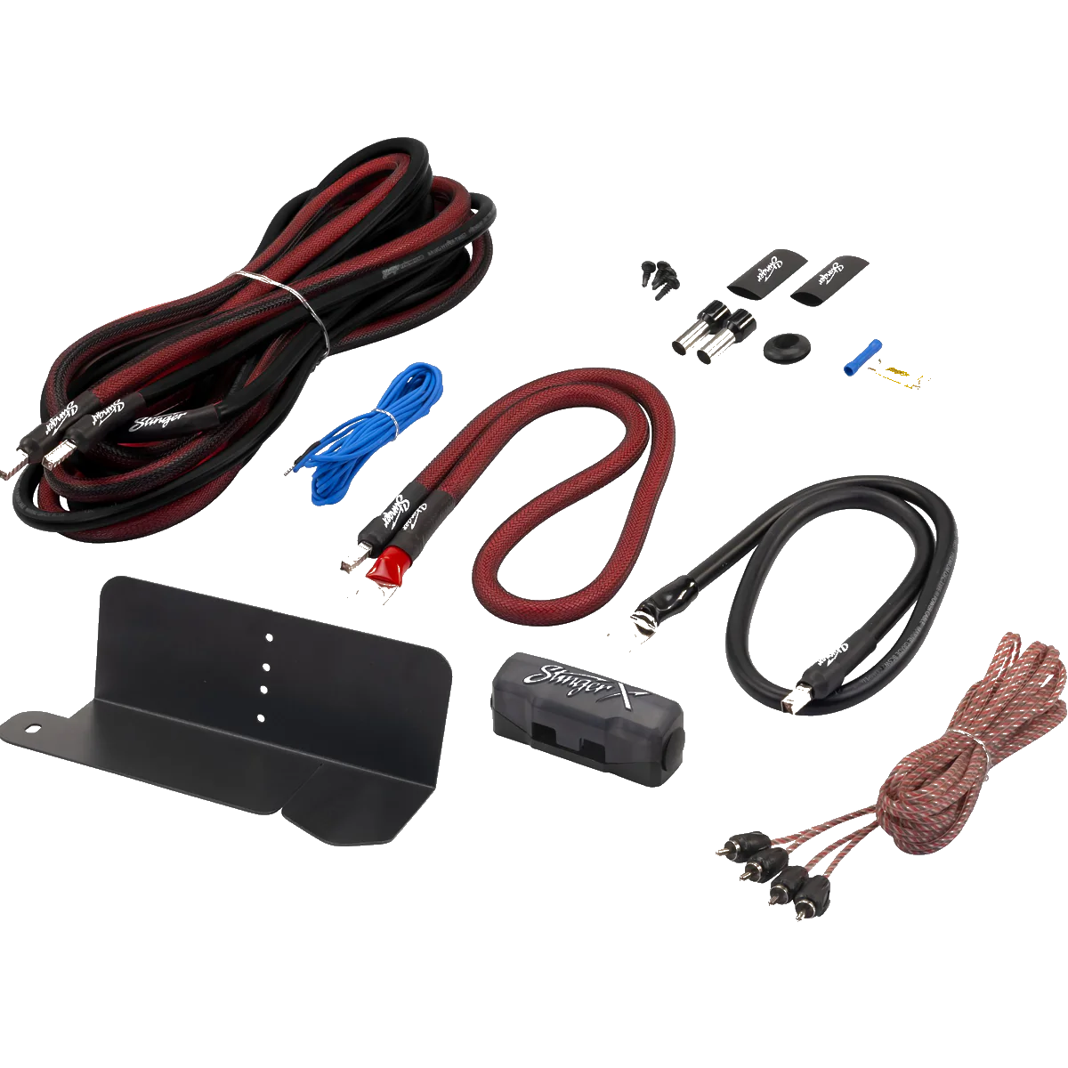 Stinger Ford Bronco (2021+) Complete 2-Channel 4GA & 8GA Amplifier Wiring Kit with XLink