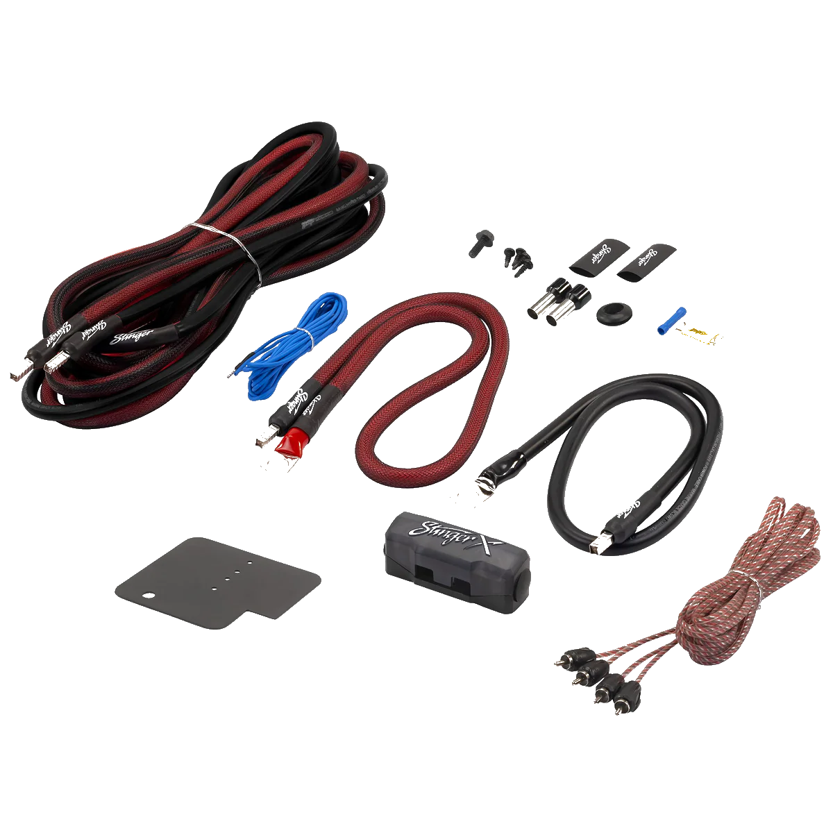 Stinger STXKJW4 Jeep Wrangler JK/JL (2007-22)/Gladiator JT (2020-23) 4GA Amp Wiring Kit