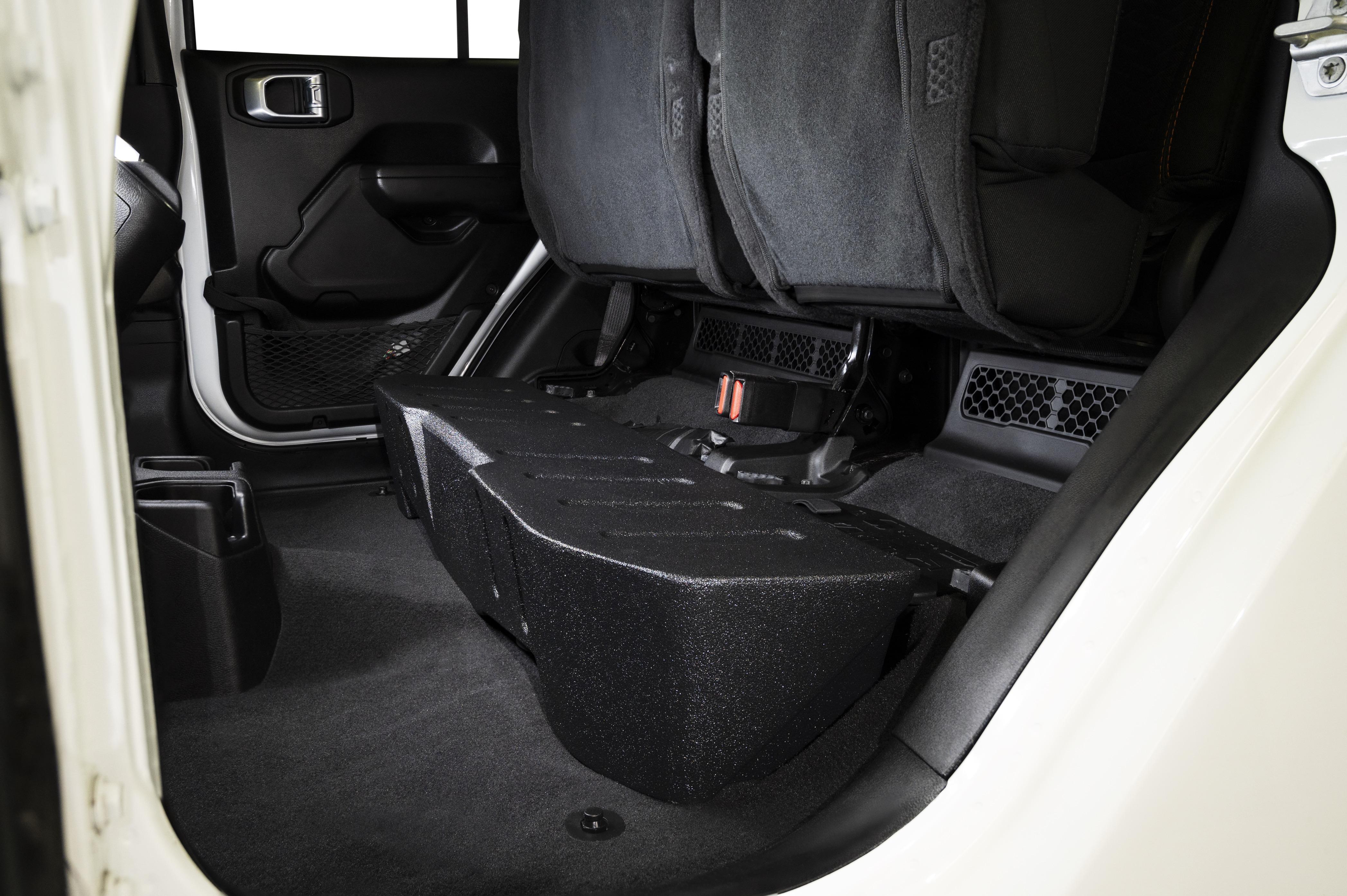 TXJTD8 Jeep Gladiator JT (2020-24) Under Seat Dual 8" Ported Loaded Subwoofer Enclosure