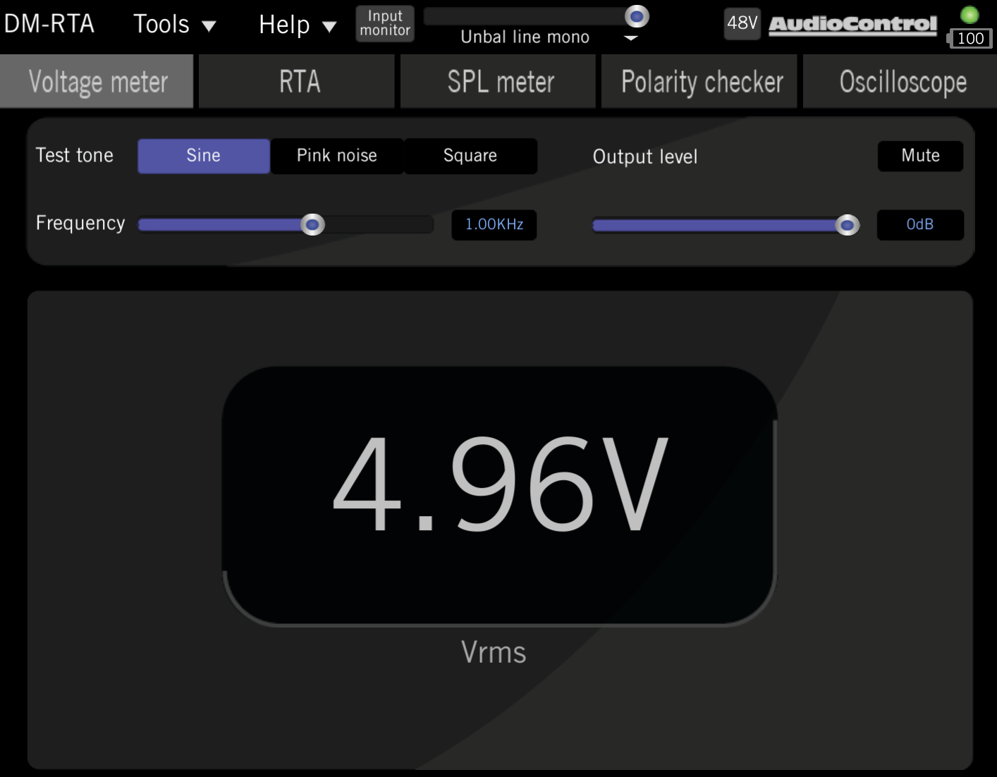 DM-RTA Real Time Analyzer Multi-Test Tool
