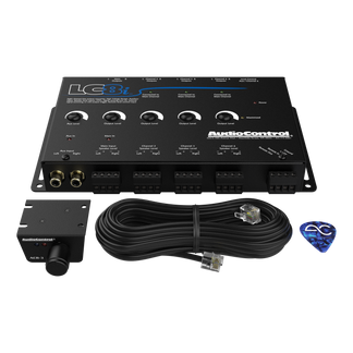 LC8i Black 8-Channel Line Output Converter with Auxiliary Input ...